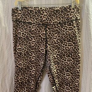 🛍️ ZYIA Active Leopard Brilliant Scrunchy What 7/8 Leggings size 16-18